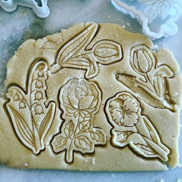 画像4: お花*4種類＜薔薇/チューリップ/鈴蘭/パンジー＞*cookie stamp & cutter (4)