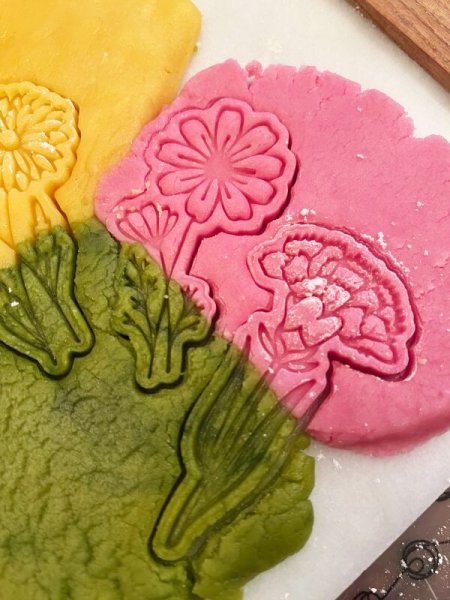 画像5: お花*4種類＜カーネーション/水仙/デイジー/タンポポ＞*cookie stamp & cutter (5)