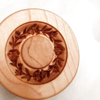 画像2: Floral Jelly Filled*wood cookie mold