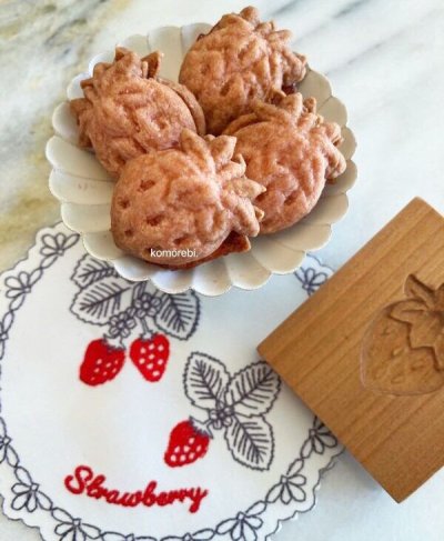 画像2: strawberry/いちご*cookie mold/菓子木型作家 komorebi.