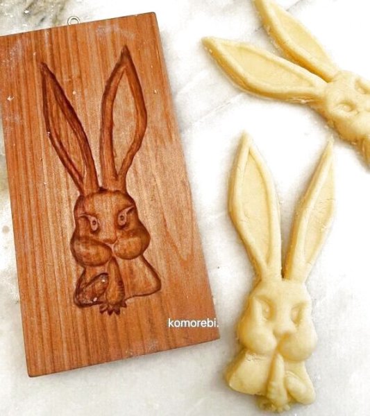 画像2: うさぎ/bunny*cookie mold/菓子木型作家 komorebi. (2)