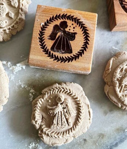 画像2: ハープを持つ天使/cookie mould from Germany (2)