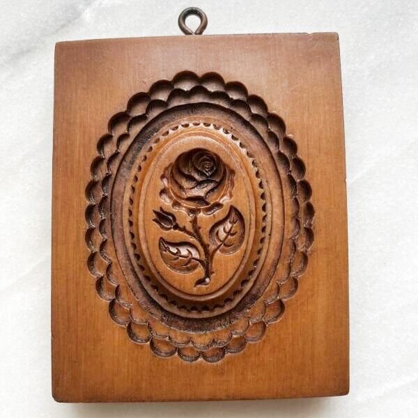 画像1: ★☆送料無料☆★薔薇*Oval Rose/cookie mould (1)