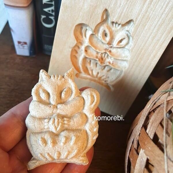 画像1: りす＆どんぐり*cookie mold/菓子木型作家 komorebi. (1)