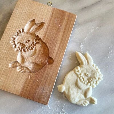 画像2: うさぎ＆花飾り*cookie mold/菓子木型作家 komorebi.