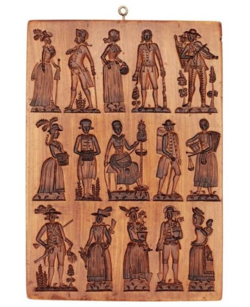 画像2: ★☆送料無料☆★People in Professions<15種類>1750〜1810年頃 中世ヨーロッパの人々 Springerle cookie mould (2)