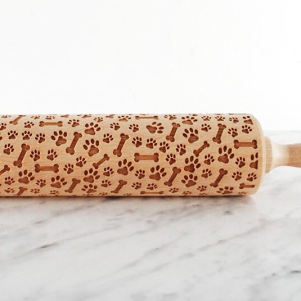 画像1: 【30％OFF/SALE】Dog Paw＜肉球と骨＞/Rolling Pin＜M＞ (1)