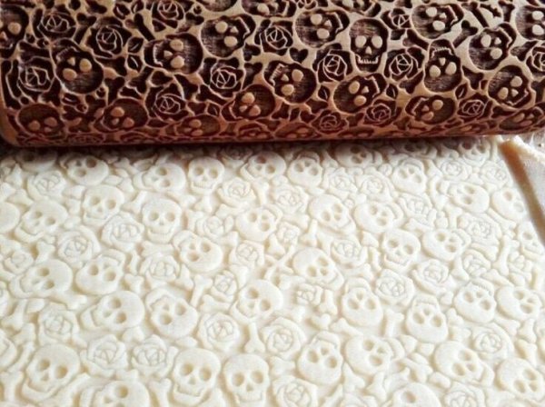 画像2: Skulls and Roses＜骸骨＆薔薇＞/Rolling Pin＜M＞ (2)