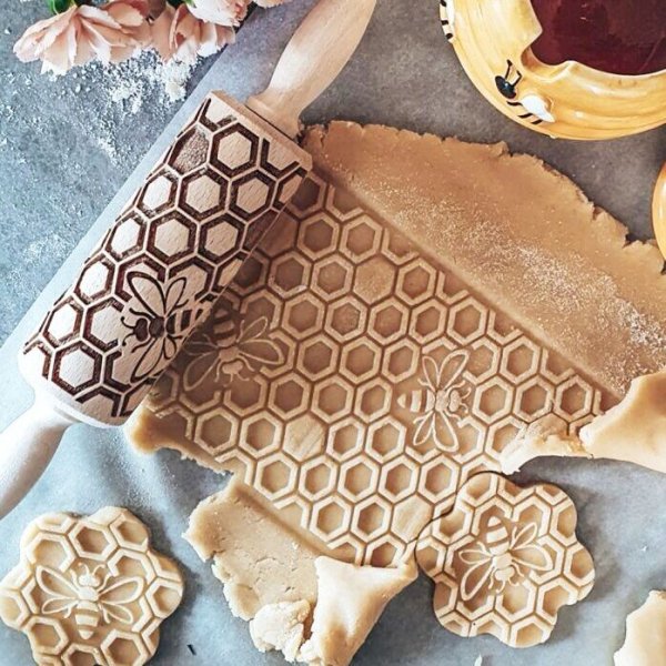 画像1: Honeycomb＜蜂の巣＞/mini Rolling Pin (1)