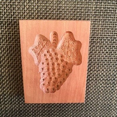 画像3: ドイツ/stardter社　葡萄  wood cookie stamp
