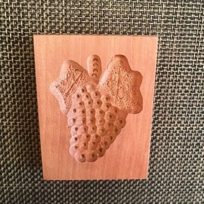 画像3: 【30％OFF/SALE】ドイツ/stardter社　葡萄  wood cookie stamp