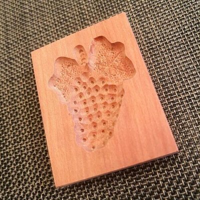 画像1: ドイツ/stardter社　葡萄  wood cookie stamp