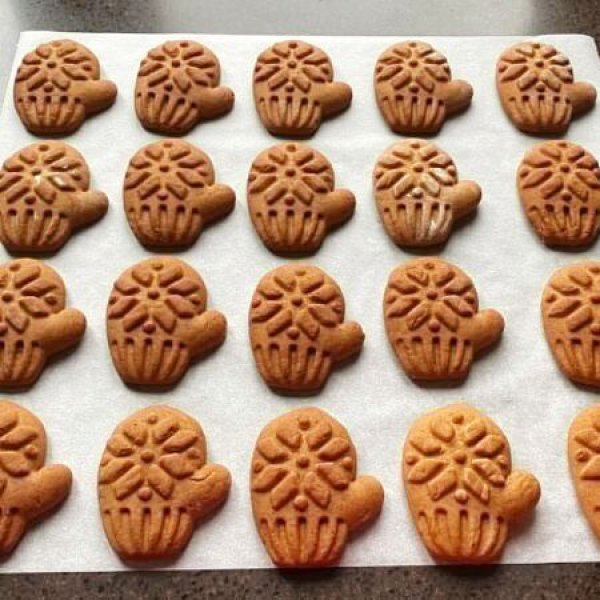 画像2: ミトン<手袋>*wood gingerbread cookie mold (2)