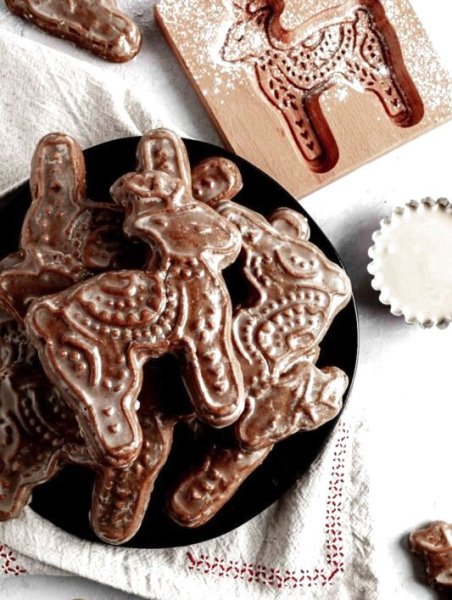 画像2: トナカイ*wood gingerbread cookie mold (2)