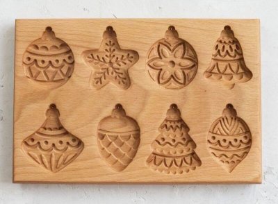 画像1: ★☆送料無料☆★ornament*オーナメント＜8種類＞ *wood gingerbread cookie mold