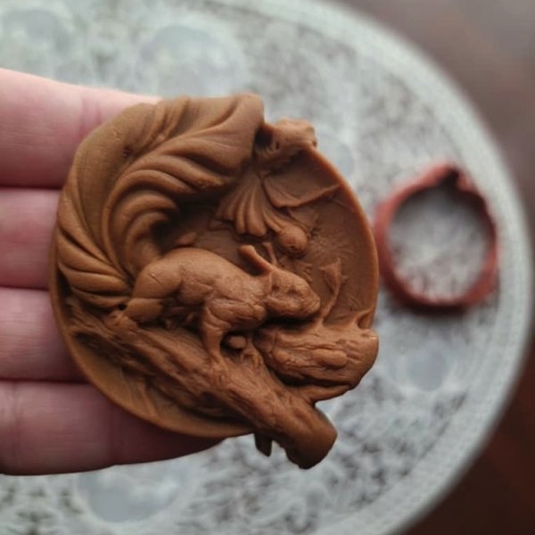 画像2: Squirrel / リス cookie stamp & cutter (2)