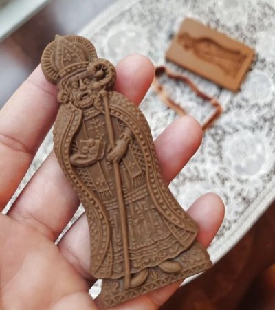 画像1: 聖ニコラス司教【専用カッター】Bishop Saint Nicholas/cookie mould by anis-oaradies