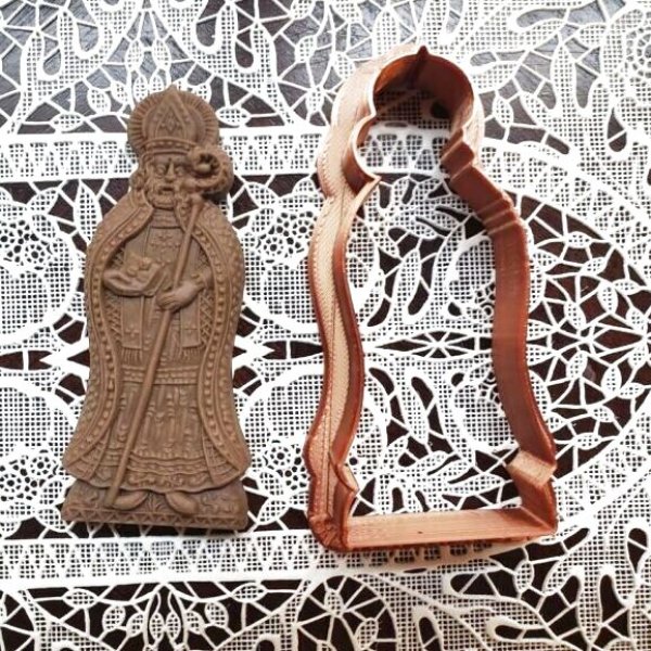 画像1: 聖ニコラス司教【専用カッター】Bishop Saint Nicholas/cookie mould by anis-paradies (1)