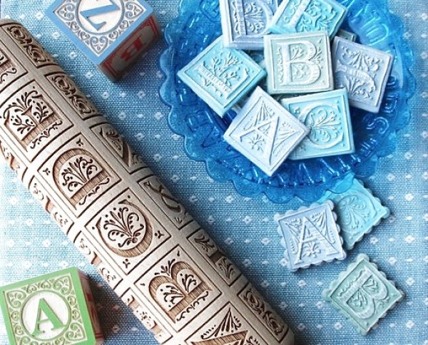 画像1: ★☆送料無料☆アルファベット*Alphabet Blocks 26Letters+&  /Rolling Pin (1)