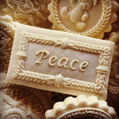 画像1: ★☆送料無料☆★Love*Peace*Happiness*Joy/cookie mould by anis-oaradies