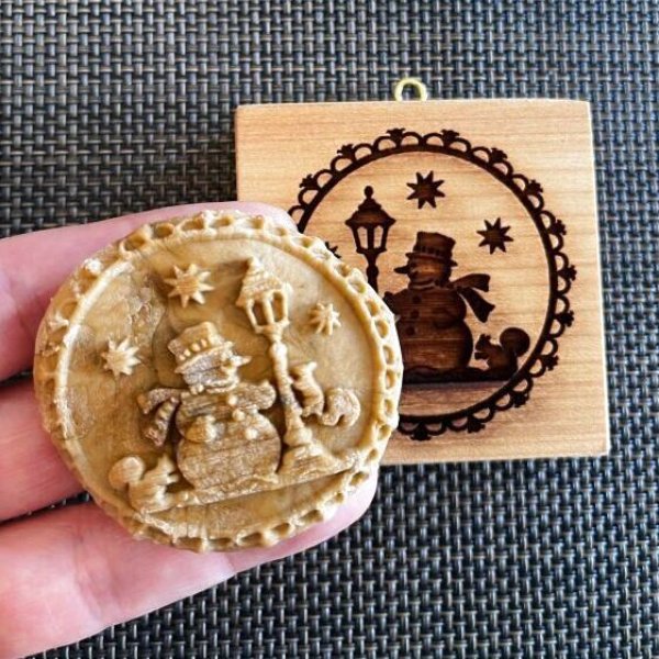 画像2: 雪だるま/cookie mould from Germany (2)