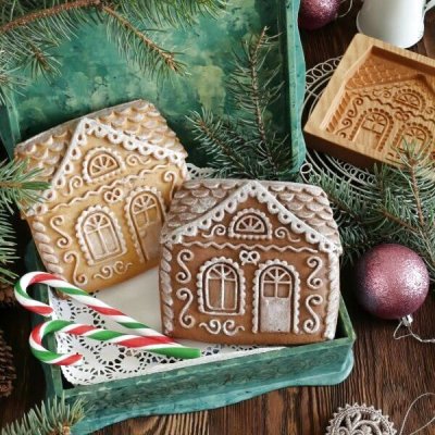 画像3: ジンジャーハウス＜L＞/wood gingerbread cookie mold