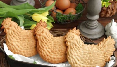 画像3: ニワトリ/wood gingerbread cookie mold