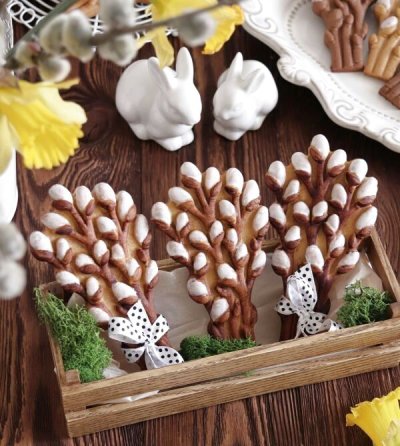 画像3: 柳*willow/wood gingerbread cookie mold