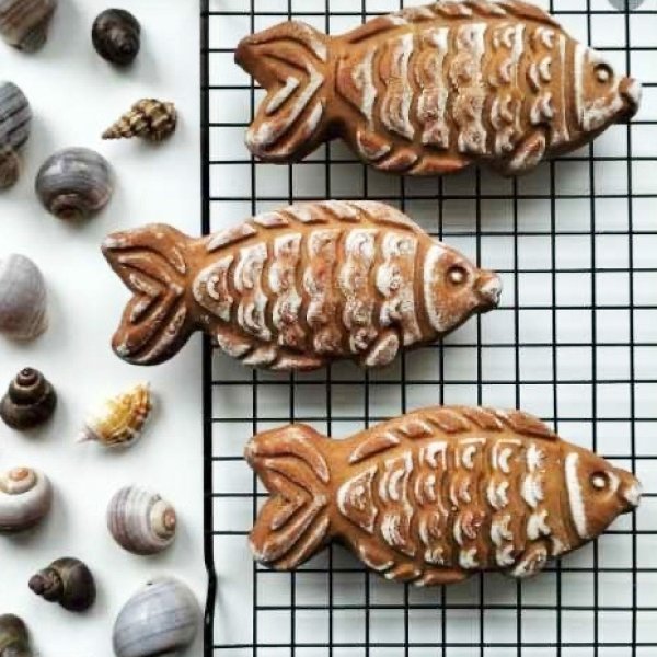 画像2: お魚*wood gingerbread cookie mold (2)