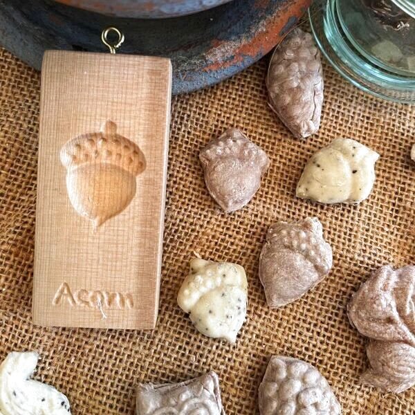 画像8: 森の生き物と木の実＜リス/ふくろう/胡桃/どんぐり/栗/松ぼっくり/モミの実＞cookie mold/菓子木型作家 komorebi. (8)