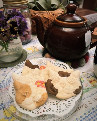 画像3: 猫ちゃん*flower/cookie mold/菓子木型作家 komorebi.