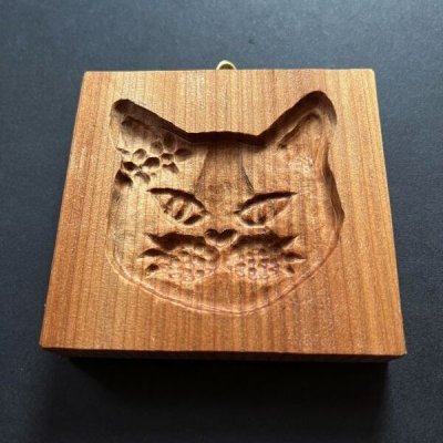 画像2: 猫ちゃん*flower/cookie mold/菓子木型作家 komorebi.