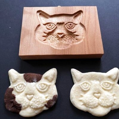 画像1: 猫ちゃん*cookie mold/菓子木型作家 komorebi.