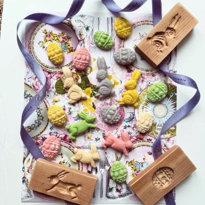 画像1: Happy Easter!＜うさぎ2種/イースターエッグ＞cookie mold/菓子木型作家 komorebi.