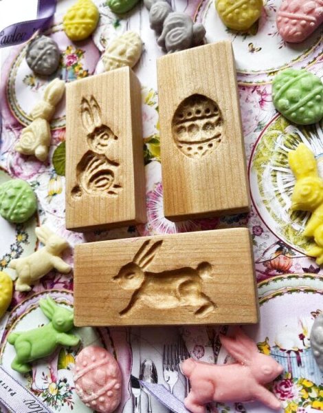 画像2: Happy Easter!＜うさぎ2種/イースターエッグ＞cookie mold/菓子木型作家 komorebi. (2)