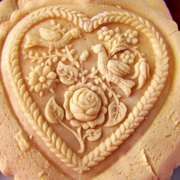 画像2: 2羽の鳩とハート*Two doves heart/cookie mould (2)