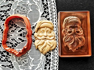 画像1: Santa Claus / サンタクロース cookie stamp & cutter