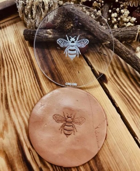 画像1: 蜜蜂*Honey bee/fondant cookie stamp (1)