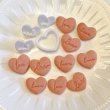 画像1: Love Heart＜3種類＞cookie stamp & cutter (1)