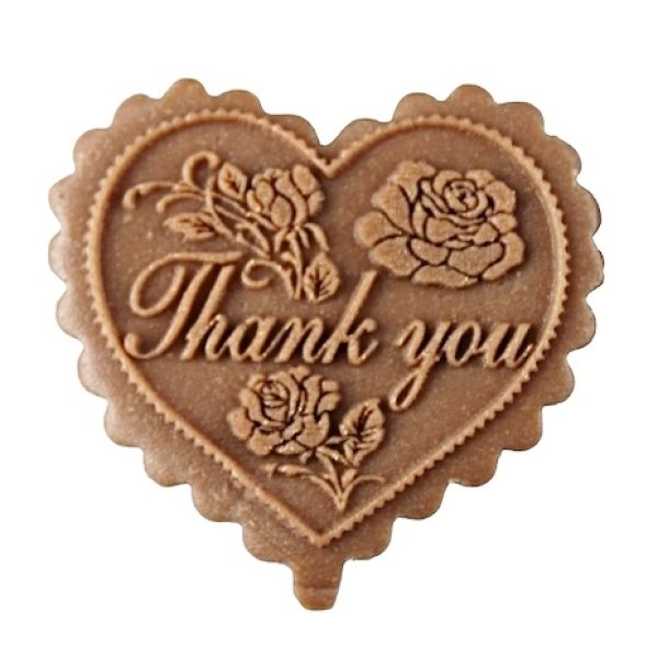 画像1: Thank you*ハート/cookie mould from Germany (1)