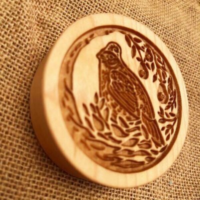 画像2: 梨の木のヤマウズラ/partridge in a pear tree*wood cookie mold