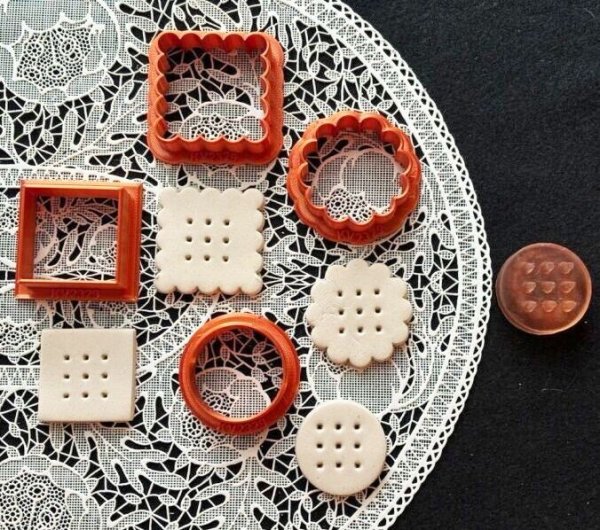 画像1:  Cream Wafer Kit /クリームウエハースキットcookie stamp & cutter4種 (1)
