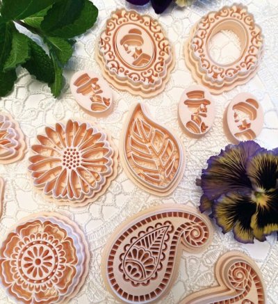 画像2: Paisley/ペイズリー*cookie stamp cutter