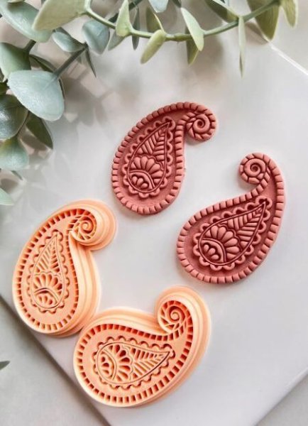 画像1: Paisley/ペイズリー*cookie stamp cutter (1)