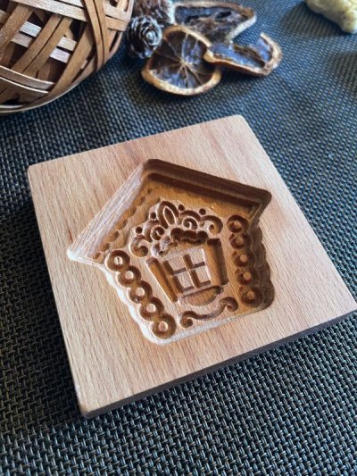 画像2: 家/House*wood cookie mold