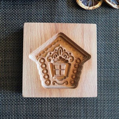 画像1: 家/House*wood cookie mold