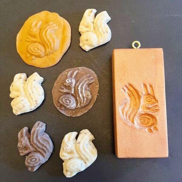 画像4: 森の生き物と木の実＜リス/ふくろう/胡桃/どんぐり/栗/松ぼっくり/モミの実＞cookie mold/菓子木型作家 komorebi. (4)