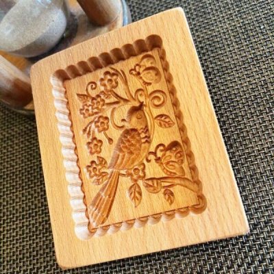画像3: 鳥/お花/蝶々*wood cookie mold