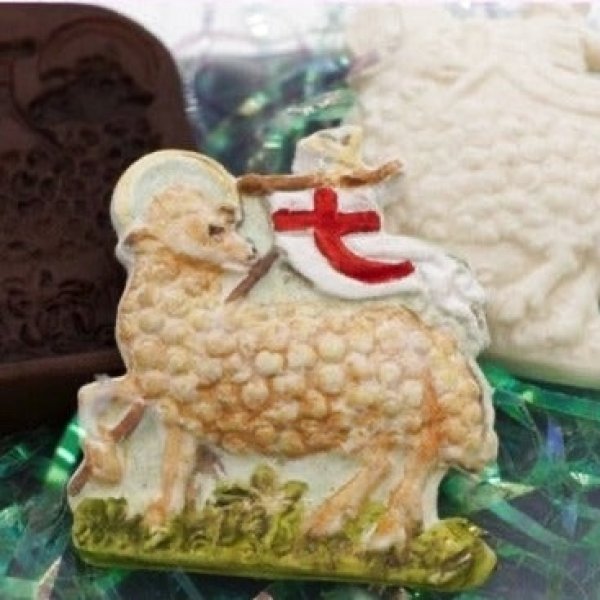画像3: パスカルの子羊* Pascal Lamb circa 1700/cookie mould by anis-paradies (3)
