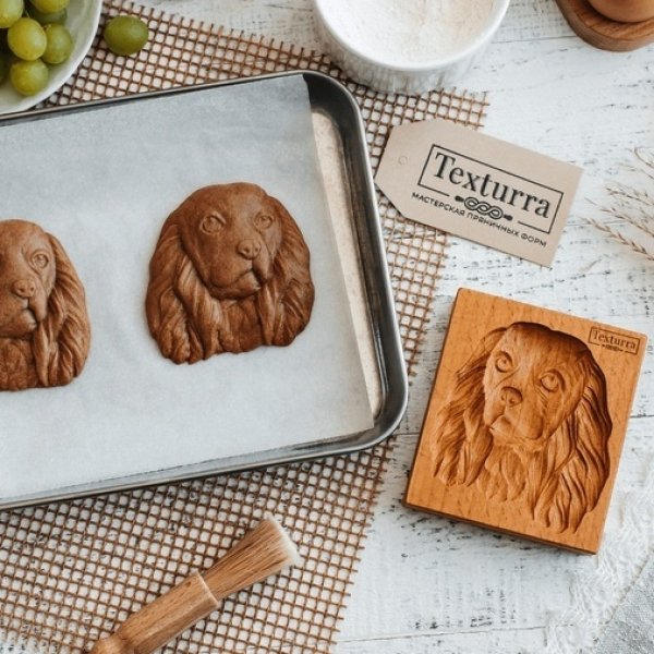 画像1: スパニエル/Dog*wood gingerbread cookie mold (1)